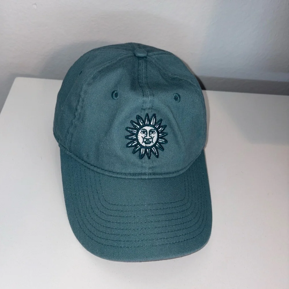 Teal Sun Valley Embroidered Cap